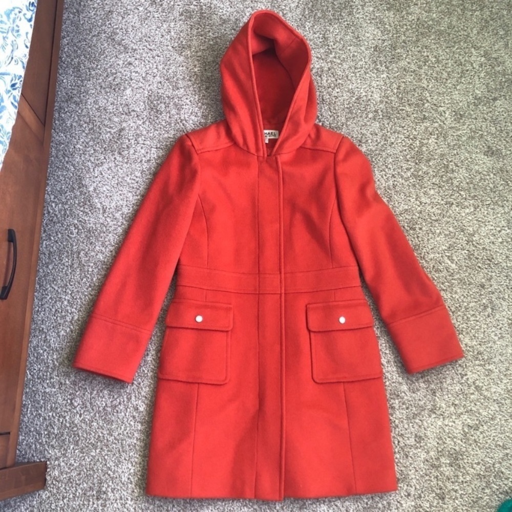Michael Kors Orange Wool Jacket